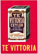 PUBBLICITA' 1957 TE' VITTORIA CEYLON TEIERA ORANGE PEKOE THE ARREDAMENTO BAR PUB