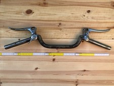 MANUBRIO MOTO GUZZI - GILERA ecc.  ANNI 40/60 - ORIGINALE CON MANETTINI ARIA/GAS