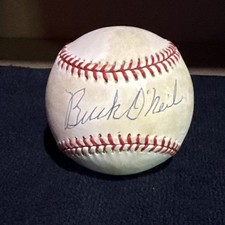 Buck O'Neil autografato firmato ONL Baseball HOF Negro League