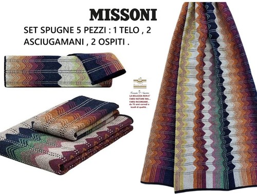 Missoni spugne completo set - completo,