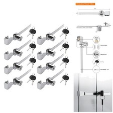 Confezione da 8 serrature per