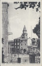 aq166 cartolina zara chiesa s.simeone col bovo d'antona croazia