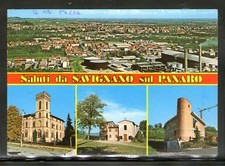 Cartolina Saluti da Savignano sul Panaro Modena Vedutine HD341