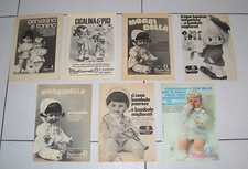 Lotto 7 Pubblicità BAMBOLE MIGLIORATI Topolino anni 70 Advertising