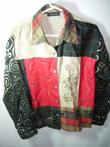 Camicia donna nera rossa - camicia,