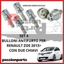 KIT 4 BULLONI ANTIFURTO CERCHI