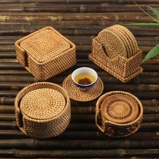 Sottobicchieri rattan - sottobicchieri, in