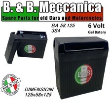 BATTERIA BA58.125 NERA 6 VOLT