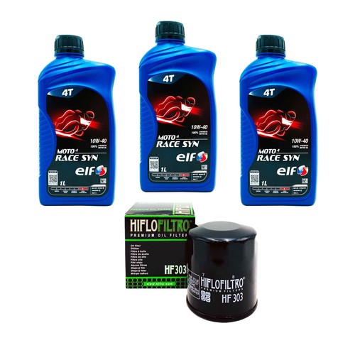 Kit tagliando olio elf - kit, moto4