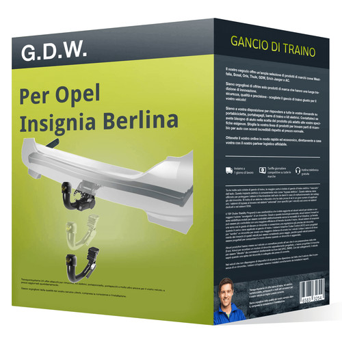 Gancio traino adatto per - , opel