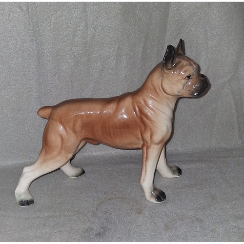Statuina cane boxer vintage