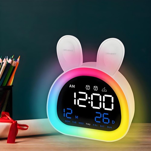 Mini sveglia led coniglio - sveglia,