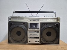 gettoblaster boom box SHARP