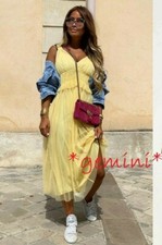 ZARA ABITO MIDI ABITO TULLE