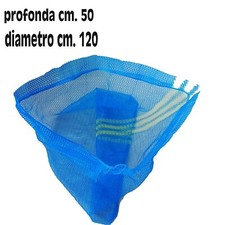 rete di ricambio per guadino pesca trota mare idrorepellente nylon maglia fitta