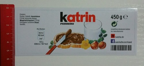 Adesivo sticker vetro nutella - adesivo/sticker:,