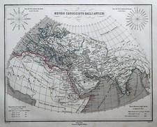 Mappamondo antico carta - mappamondo,
