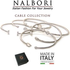 Bracciale argento 925 rigido - argento,