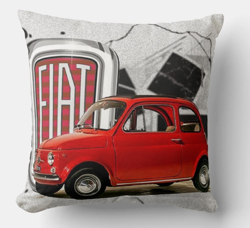 Cuscino 40x40 tributo fiat 500 - fiat,