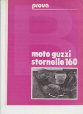 PUBBLICITA'  TEST MOTO GUZZI STORNELLO 160 1972  MOTOITALIANE MOTOSPORT  EPOCA