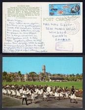 Cartolina FIJI 1968 banda di