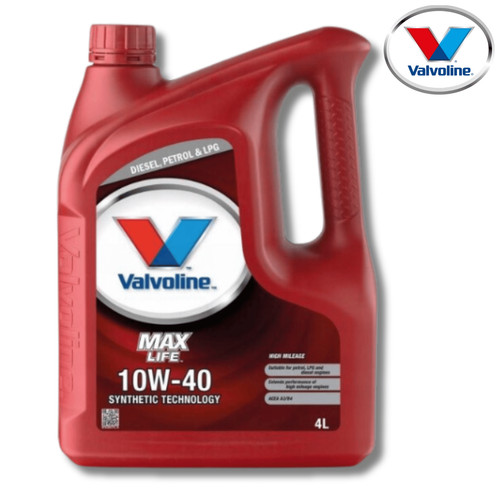 Valvoline 10w40 max life - valvoline, 4