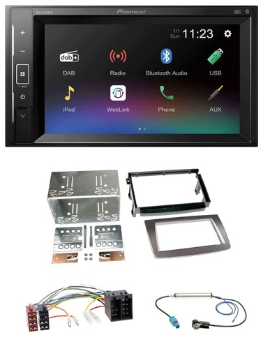 Pioneer dab mp3 2din bluetooth - pioneer,