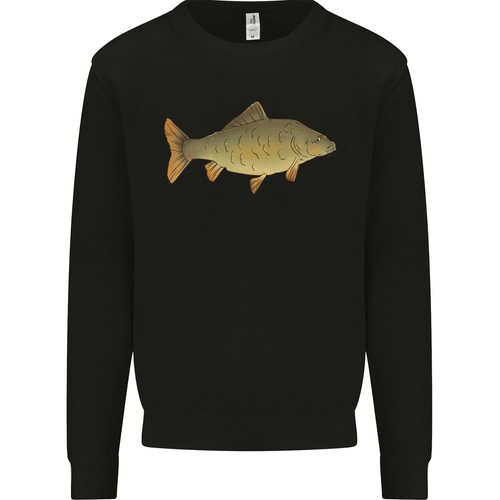 Felpa uomo pescatore pesce - felpa,