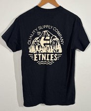 ETNIES Tshirt Uomo Media Nera Manica Corta Fornitura Qualità Azienda Skateboard