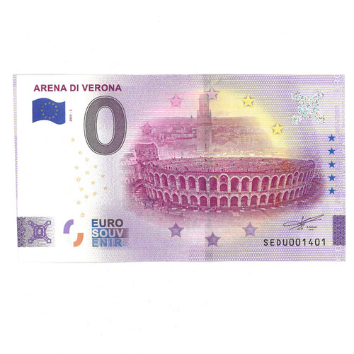 Zero euro souvenir - €,