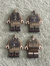 The Minifig Co LEGO WW2 esercito tedesco DAK lotto di 4 corpi