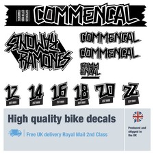 COMMENCAL Ramones da 12 a 22, 5+ anni qualità esterna (confezione da 26)