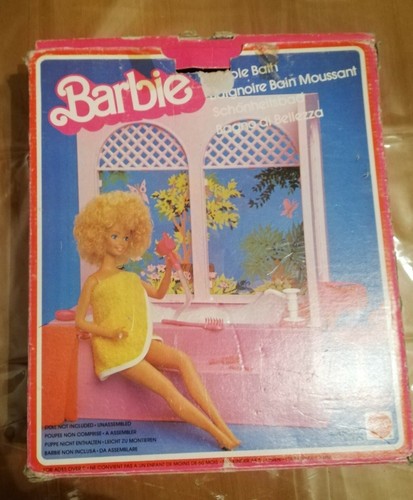 1981 beauty bubble bath barbie - beauty,