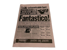 LA GAZZETTA  DELLO  SPORT  COPIA  ANASTATICA  FANTASTICO  ITALIA / Luglio  1982