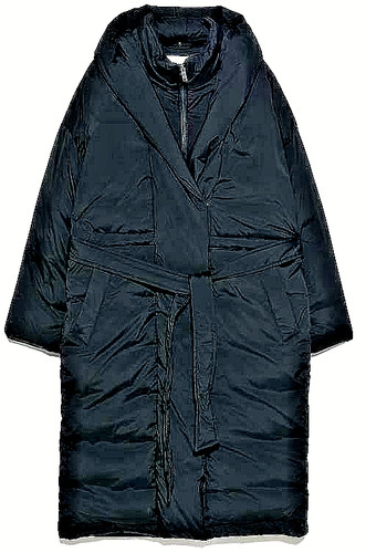 Zara nuovo lungo piumino parka - nuovo,