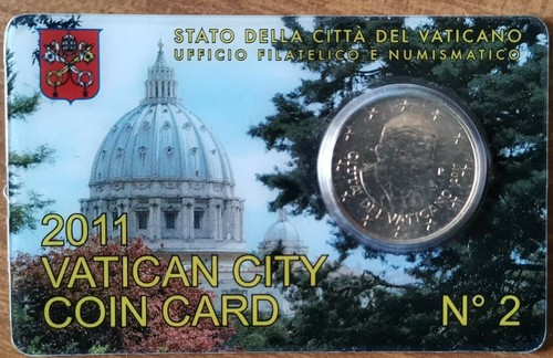 Coin card stamp - card, 2