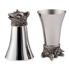 Tazza animale lupo - , acciaio