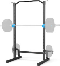 Squat Rack Altezza Regolabile Power Cage Con Pull up Bar, Multi-Funzione Home Gy