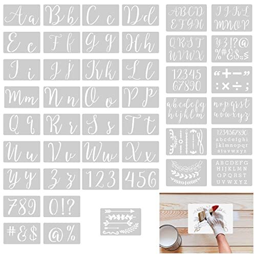 Stencil lettere parete - parete, da