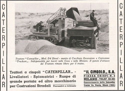 Pubblicita 1940 trattore - pubblicita',