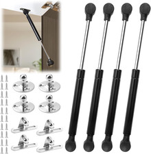 4 Pistoni Gas 200N Ante Cucina Mobili Armadi Scatole Legno Nero Ammortizzatore