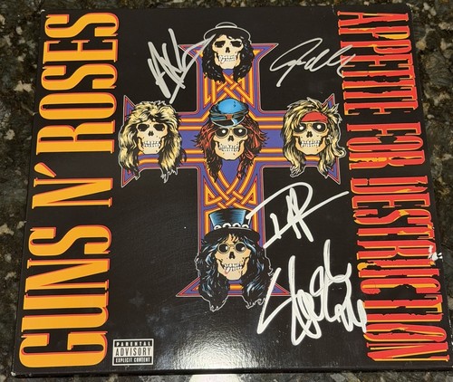 Vinile firmato guns roses - guns,