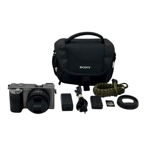 Sony alpha 6000 silver - alpha, +