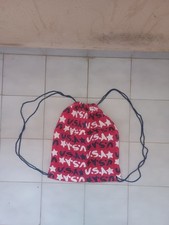 Zaino Sacca Zainetto U.S.A. Moda Casual Fashion Streetwear Sportswear Unisex Red