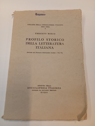 Manuale profilo storico della - manuale,