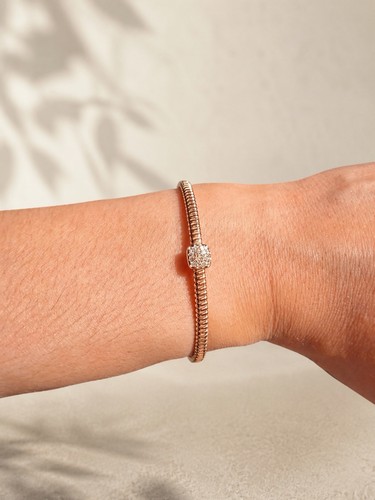 Bracciale crivelli oro - bracciale, rosa
