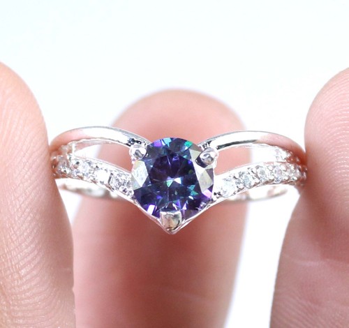 Viola carati diamanti - viola, 1.24