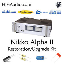 Nikko alfa II restauro recap servizio riparazione kit ricostruzione filtro condensatore