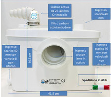 Trituratore maceratore - trituratore, wc