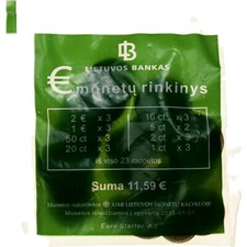 [#1278391] Lituania, Starter kit Euro, 2015, Vilnius, N.C., FDC